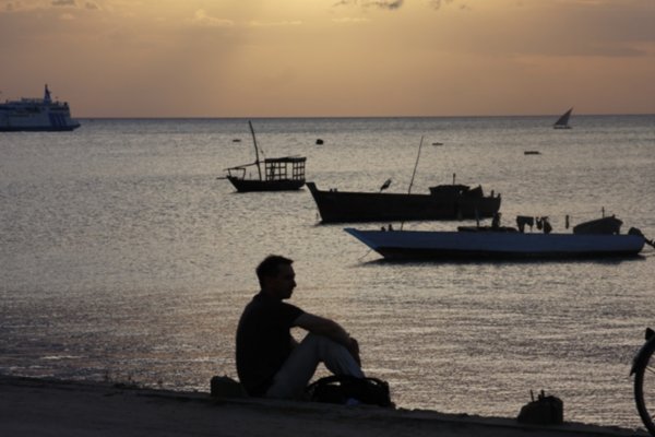 Peter in the sunset - Stonetown