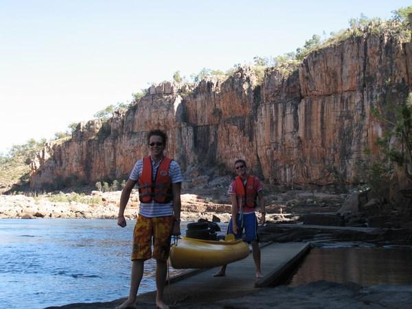 Canoing in Katerine Gorge