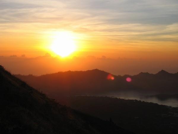 Sunrise from Batur
