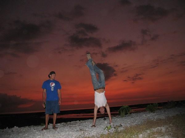 nick and my handstand
