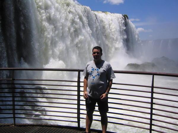 By the falls with magic roundabout T-shirt