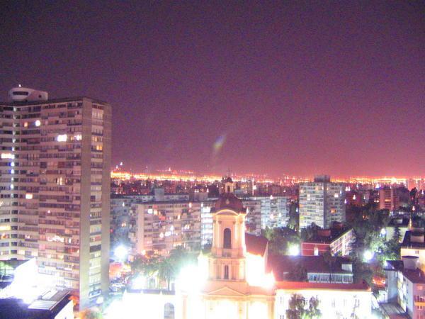 Santiago at night
