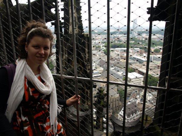 Sylvia in the Cathedral Tower