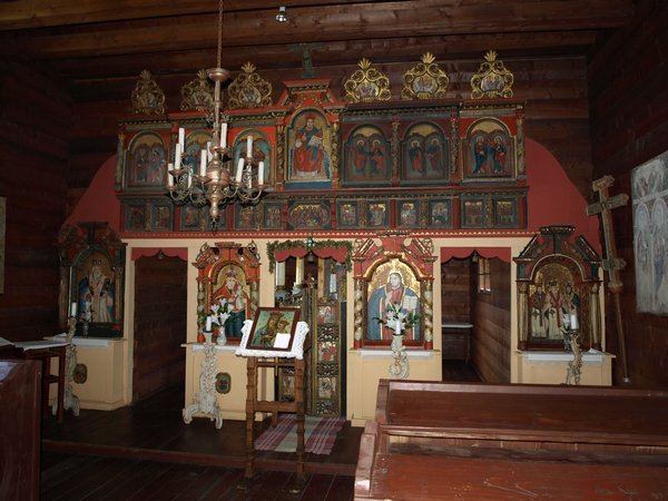 Wooden Church Interior