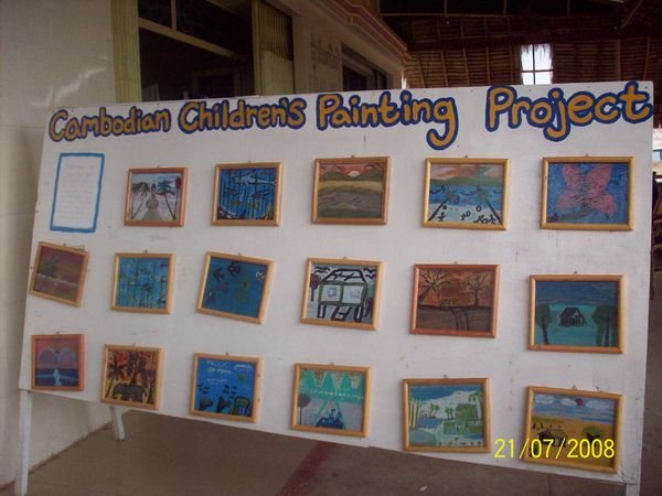 Cambodian Children Painting Project