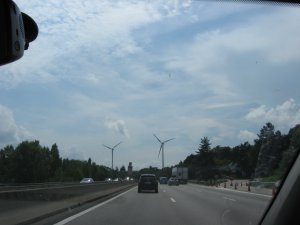 Wind Turbines near Lyon