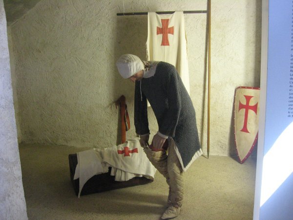 Exhibit of a new Templar recruit