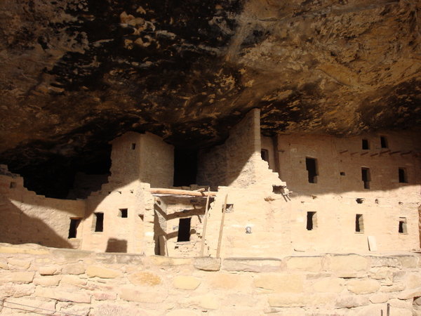 Cliff dwellings up close