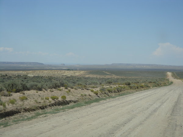 The road to Chaco Canyon