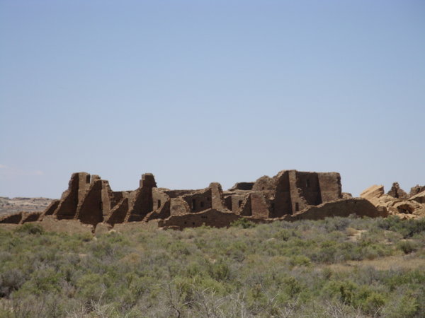 Pueblo ruins, Chaco Canyon