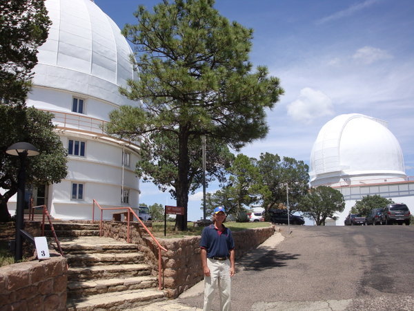 Rick by the old observatories
