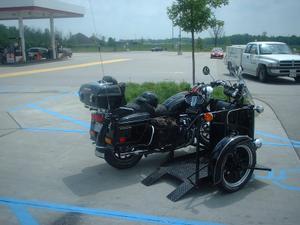 Motorcycle for handicapt