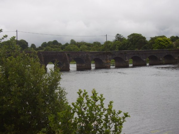 River Shannon in O'Briens Bridge Ireland
