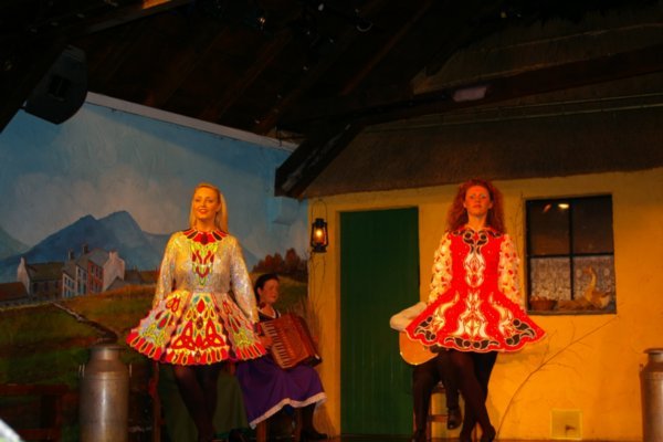 Dancers at Bunraty Dinner Show