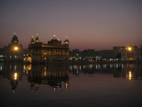 The Golden Temple at Sunset