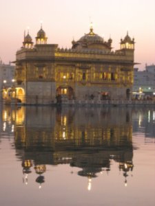 The Golden Temple at Sunset