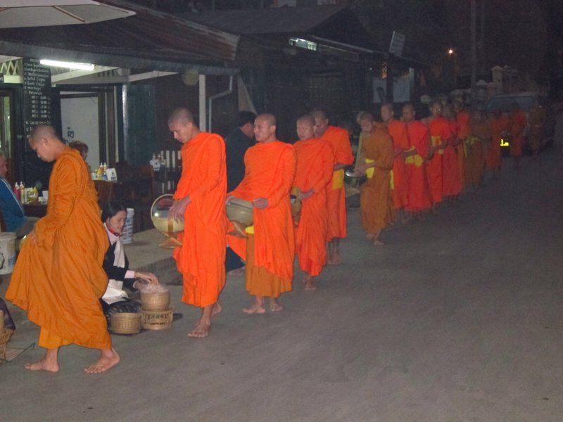 Monks Receiving Alms