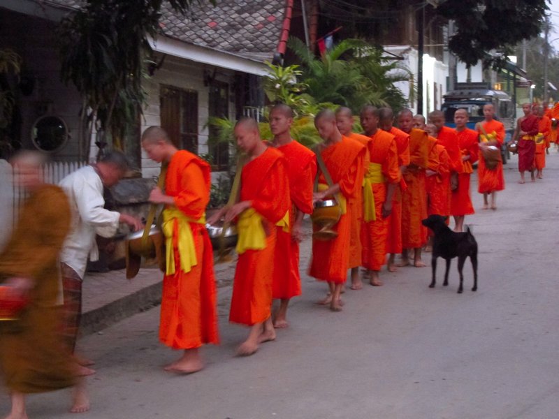 Monks Receiving Alms