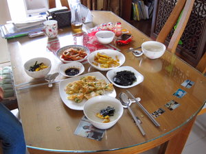A traditional Korean lunch