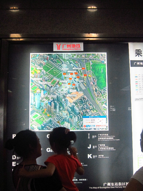 Map by the exit