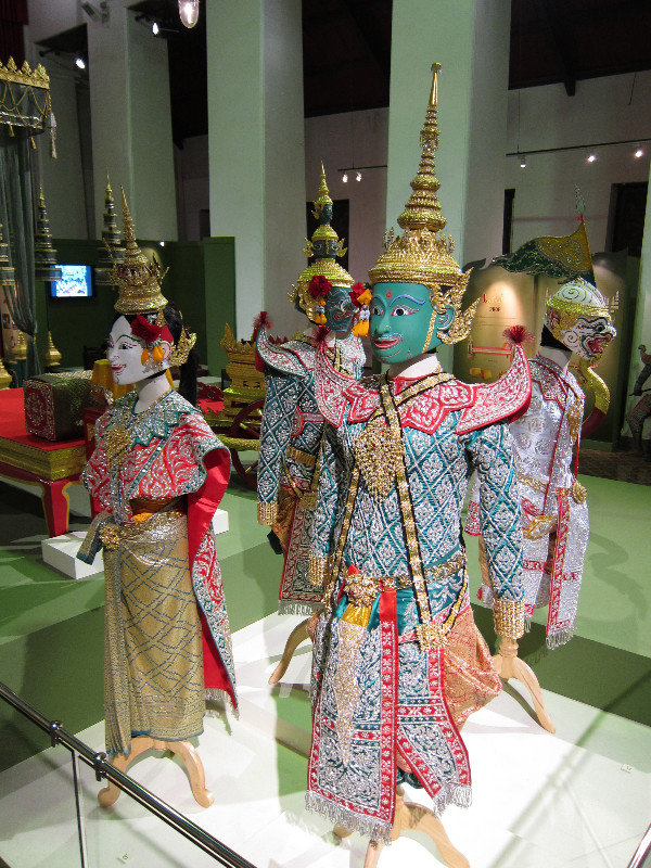 Khon, or traditional Thai theater, costumes