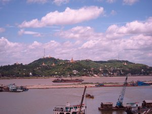 View of Sagaing Hill