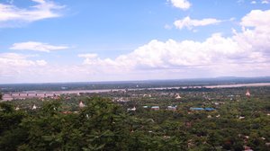 View from Temple on Sagaing Hill