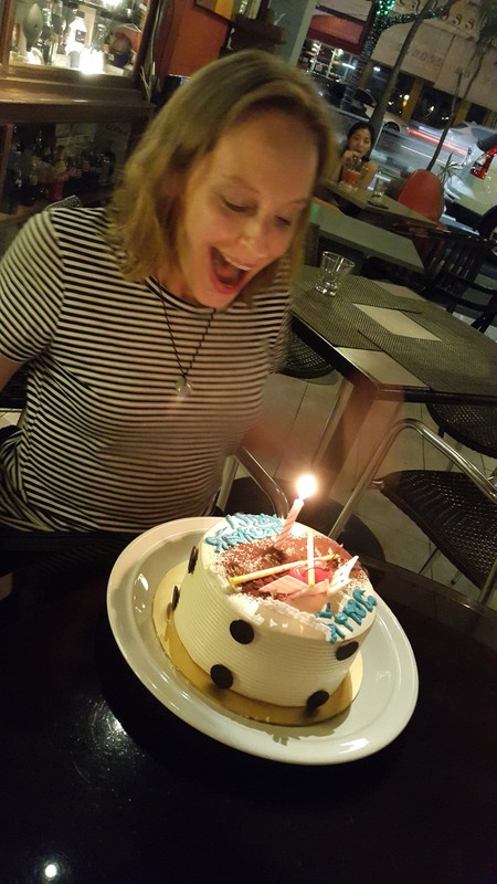 My friends surprised me with a birthday cake!