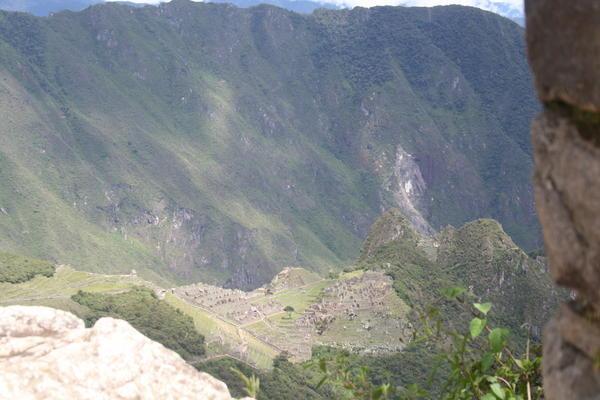 first view of MP from the Inca trail