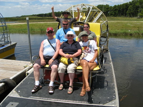 Going on the airboat