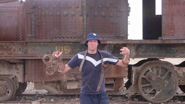 Rick and his Goldie Lookin TRAIN!