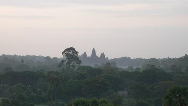 High view of Angkor Watt