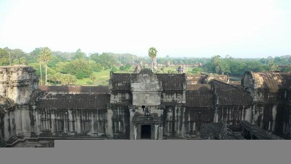 The view out of Angkor Watt