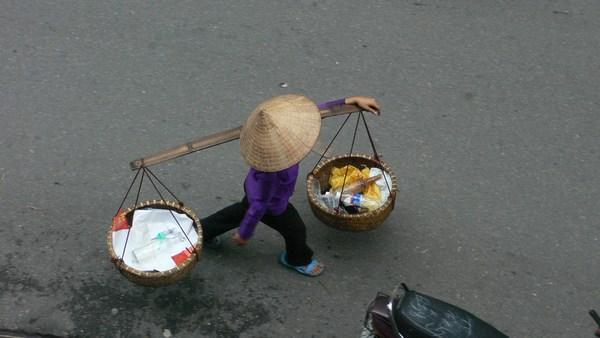Typical Hanoi Street Seller