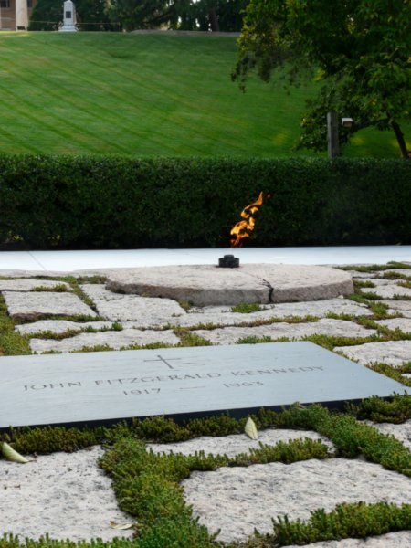 John F. Kennedy's grave site