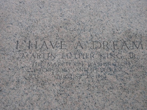 Where Dr. King gave the "I Have A Dream" Speech
