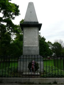 Burial site of those killed at Lexington