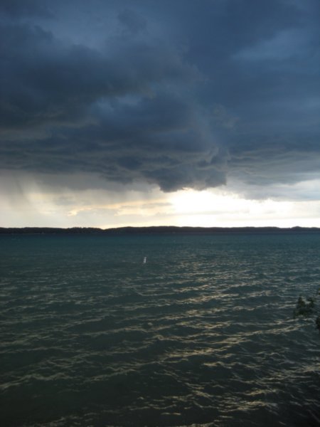 Storm on the lake