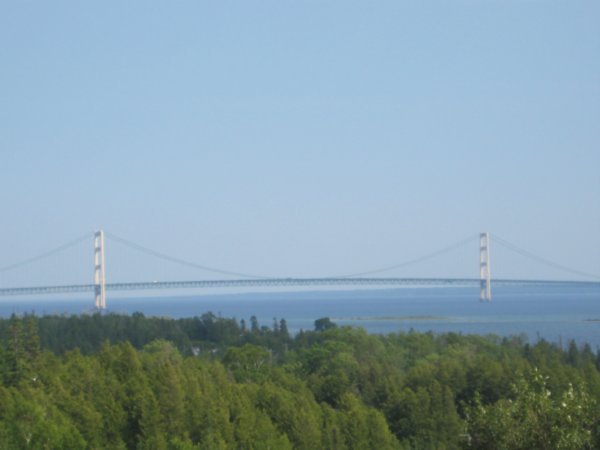 the bridge at  a distance