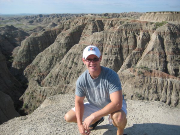 Rob at the Badlands