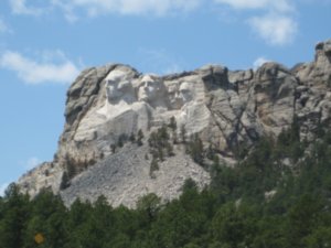 Mt. Rushmore from a distance