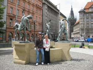 Doug and Charlene in Prague