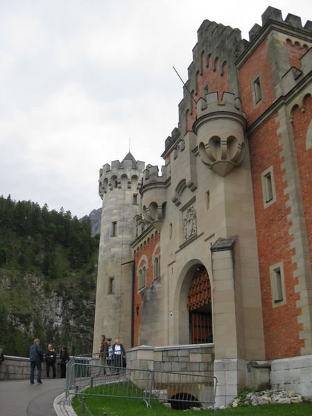 Neuschwanstein Castle entrance