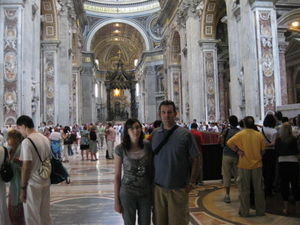 Doug and Rhiannon at St. Peters