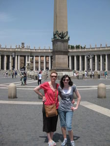 Charlene and Rhiannon at St. Peters Square
