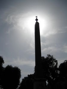 Obelisk at Borghese Gardens