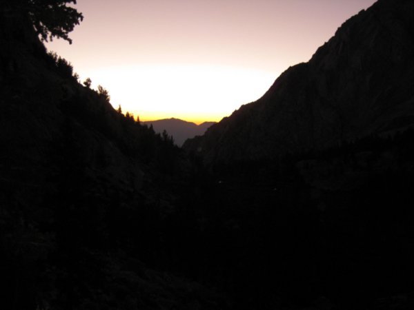 Sunrise from the Canyon
