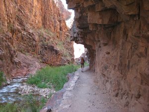 Narrow Gorge in Bright Angel Canyon