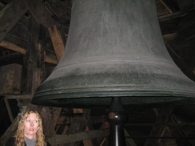 Charlene at North Tower Bell