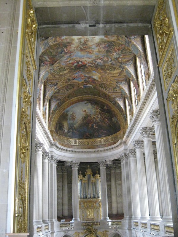 Ceiling and Organ of Chapel